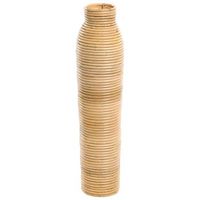 jarron decorativo de ratan para interior y exterior 55 cm natural estilo boho premana