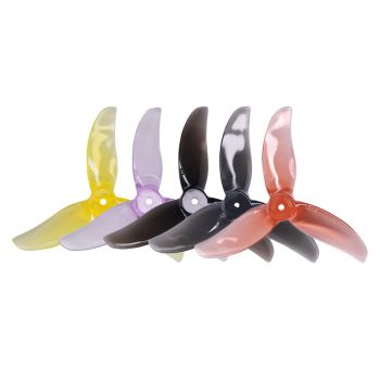 4 pares / 12 pares Gemfan 1816-3 1816 hélice de 3 palas de 1,8 pulgadas, propulsor de PC, agujero de 1,0 mm / 1,5 mm par
