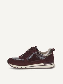 CAPRICE Sneaker, red, made of Leather, Size 36