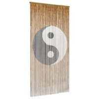cortina de puerta insectos multicolor 100 x 200 cm bambu vidaxl