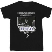beetlejuice camiseta strange and unusual para nino