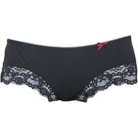 lascana shorty  boxer negro shorty londra para mujer