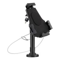 soporte antirrobo tablet tooq aisatv0432 mesa o pared acero negro universal