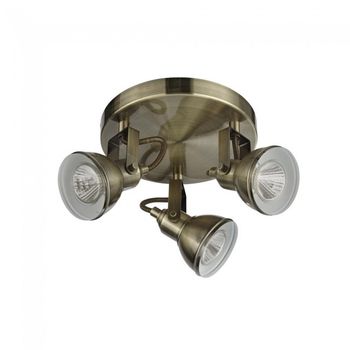 Plafón de techo focus (3 luces)