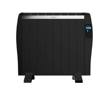Cecotec radiador eléctrico bajo consumo readywarm 1800 thermal black. 8 elementos, 1200 w, de pared o de pie, temporizador