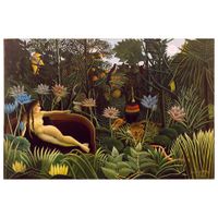 cuadro lienzo - el sueno - henri rousseau - cm 50x70