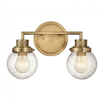 Aplique de pared para baños poppy (2 luces)