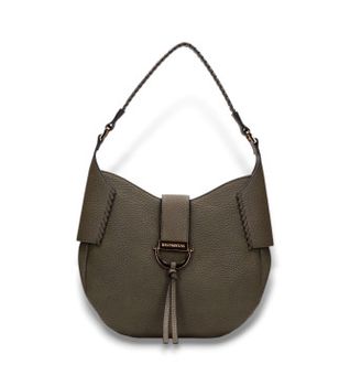 Hispanitas para mujer. BI254147 Bolso Magnet Redondo verde (OSFA), Casual, Poliuretano