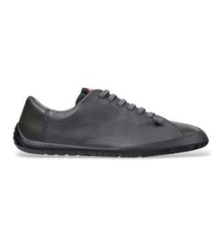 Camper para hombre. K101114-013 Zapatillas de piel Peu Path+ Twins gris (39), Plano, Cordones, Casual
