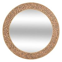 espejo de madera anoki d99cm