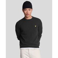 lyle  scott jersey kn2110vc merino crew-z865 jet black para hombre