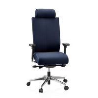 silla de oficina ergonomica para ordenador pro-tec xxl tela azul