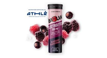 Bebida electrolitica de grosella negra y mora baouw 10 comprimidos