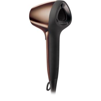 Secador de Pelo Remington Air 3D D7777, 1800 W, 3 Temperaturas, 2 Velocidades, con Difusor - Bronce