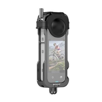 Carcasa metálica PULUZ con tapa de lente para Insta360 X4