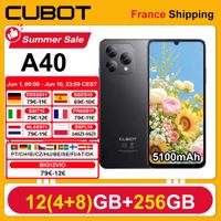 cubot a40 smartphone android 15 12 gb4  8  256 gb 688 120hz 5100 mah nfcgps reconocimiento facial 4g telephone portable ips