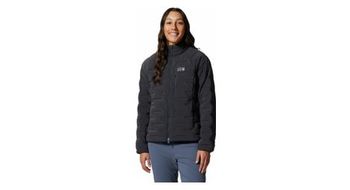 Mountain hardwear women s stretchdown jacket black