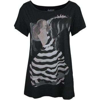 Blood Is The New Black Camiseta NS8069 para mujer