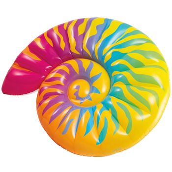 Colchoneta Hinchable Caracola INTEX, 157x127x25 Cm, Multicolor