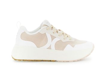 zapatillas de tela white/powder pink 36