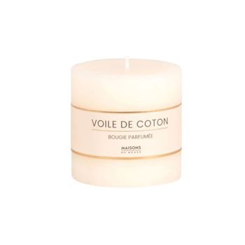 Vela perfumada blanca Alt. 7, 230g