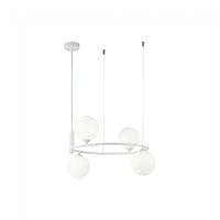 lampara colgante ring 4 luces