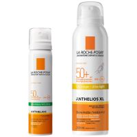 la roche posay sun protection mist face  body expert bundle