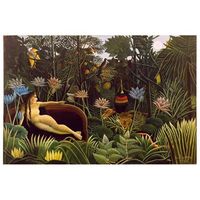 legendarte - cuadro lienzo impresion digital - el sueno - henri rousseau - decoracion pared cm 80x120
