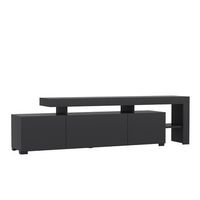 soporte de tv de madera beliz - 192 x 37 x 53 cm - antracita