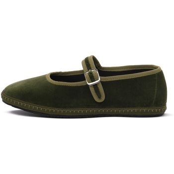 Priv Lab Bailarinas VERDE CHIARO VELLUTO para mujer
