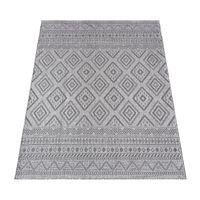 alfombras de interior y exterior verona antracita 240x340 cm
