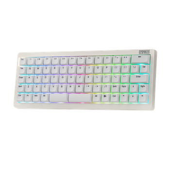 Teclado Mecánico para Juegos EPOMAKER Hack70 65% Ortholinear ANSI US Layout Tri-Modo Inalámbrico Planck con Retroiluminación RGB y 3000mAh