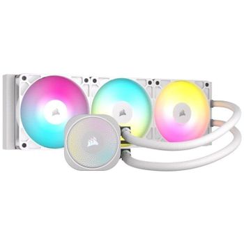 Corsair NAUTILUS 360 RS ARGB Kit Refrigeración Líquida 360mm Blanco