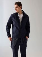 chaqueta cortavientos con cremallera completa
