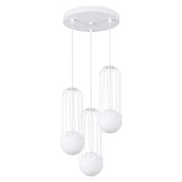 lampara colgante zovolu blanco 3 luces