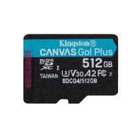 tarjeta microsd kingston canvas go plus 512gb uhs-i u3 v30 200mbs a2