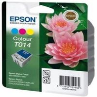 epson t014 t014401 colour original ink cartridge pink flower
