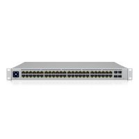 switch ubiquiti usw-pro-48 48 puertos gigabit l2l3 pantalla tactil 1u rack rps
