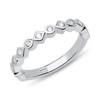 anillo de plata 925 grabable con circonita