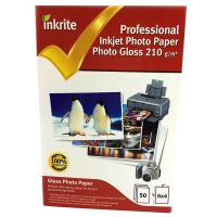 inkrite photoplus professional paper photo gloss 210gsm 6x4 50 sheets