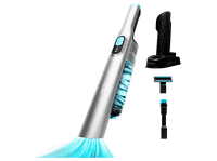 aspirador de mano - cecotec conga rockstar micro essential 90 w ultraligero 13 kpa 40 min 2 modos accesorio 2en1 tapiceria autocarga silver