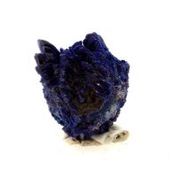 azurita - pierre natural de francia chessy -les -mines - cristal multicolor raro y autentico  1939 ct - certificado de autenticidad incluido  17 x