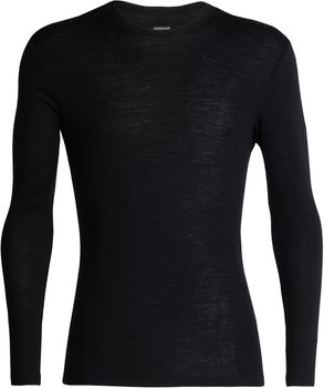 Icebreaker 175 Everyday Merino LS Crewe SS19, Black