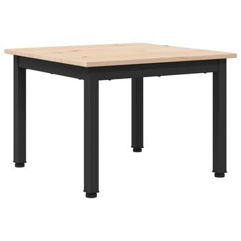 Mesa De Centro 50x50x36 Cm Madera - Marrón
