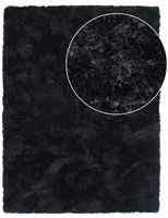 alfombra de pelo largo silvana negro 200x290 cm