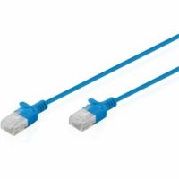 cable de red digitus cat6 uutp slim 05 m azul