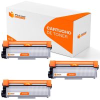 pccom essential brother tn2320tn2310 toner compatible negro pack 3
