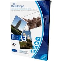 MediaRange MRINK109 papel fotográfico Blanco De alto brillo A3