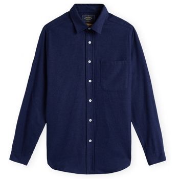 Portuguese Flannel Camisa manga larga Teca Shirt - Blue para hombre