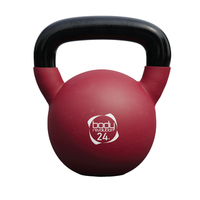 pesa rusa kettlebell hierro recubierto de neopreno body revolution - 24kg
